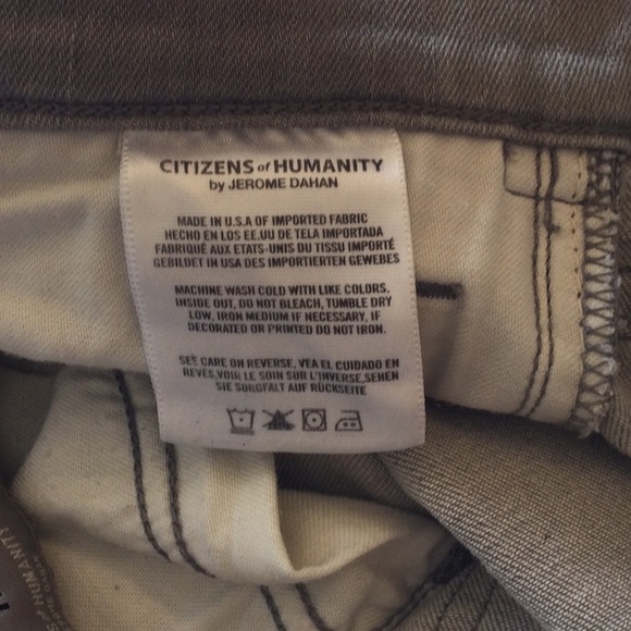 Citizens of Humanity Size 26 Pale Grey Wash Jeans - Picture 6 of 7